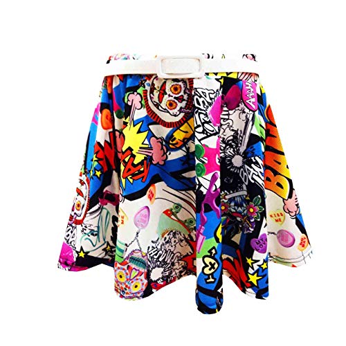 A2Z 4 Kids Kinder Mädchen Comic Graffiti Bang Aufdruck - Comic Book Skirt 13 von A2Z 4 Kids