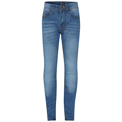 A2Z 4 Kids Kinder Mädchen Dünn Jeans Designer Denim - Girls Jeans JN25 Mid Blue 13-14 von A2Z 4 Kids