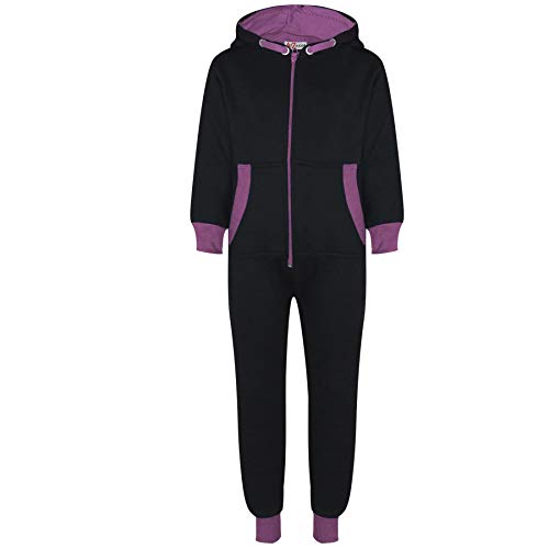 A2Z 4 Kids Kinder Mädchen Jungen Kontrast Vlies - Onesie 350 Lilac 13 von A2Z 4 Kids