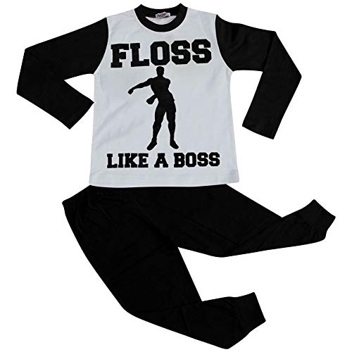 A2Z 4 Kids Kinder Mädchen Jungen Pyjamas Modisch Floss Like A Boss Aufdruck - PJS Floss Like A Boss Black 13 von A2Z 4 Kids