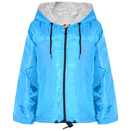 A2Z 4 Kids Kinder Mädchen Jungen Regenjacken Jacken Leichte KAG Mac - Raincoat Jacket 449 Aqua 9-10 von A2Z 4 Kids