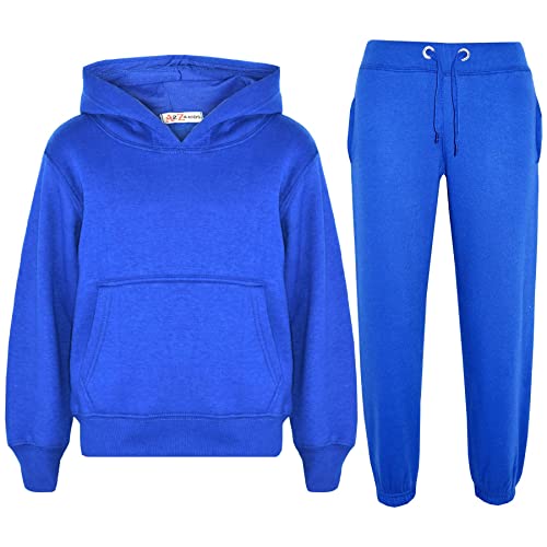 A2Z 4 Kids Kinder Mädchen Jungen Unisex Plain Trainingsanzug - T.S Plain 105 Royal 7-8 von A2Z 4 Kids