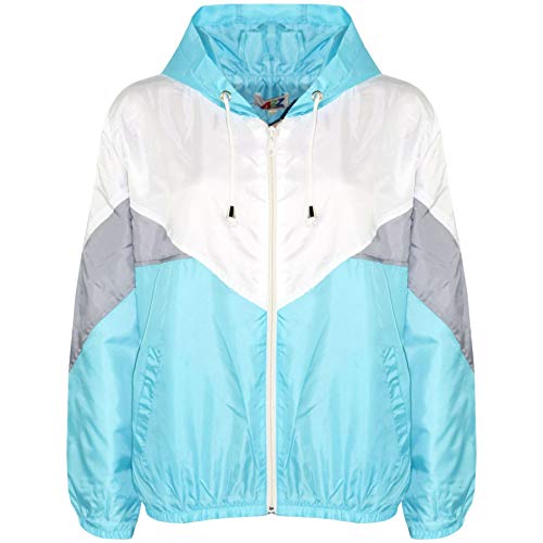 A2Z 4 Kids Mädchen Windjacke Wasserdicht Regenmantel Baby Rosa Jacken - Windbreaker 504 Aqua 11-12 von A2Z 4 Kids