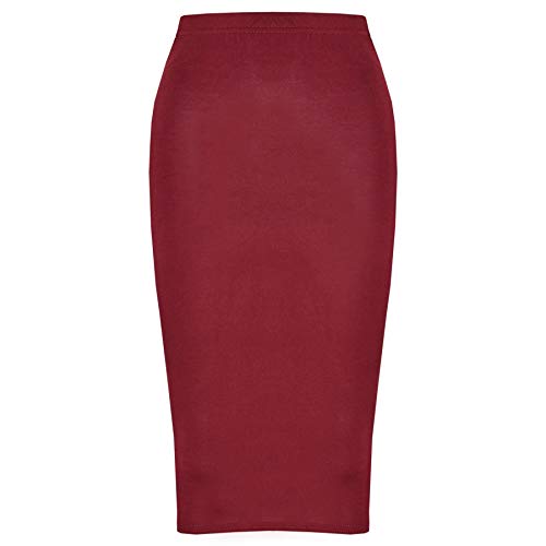 A2Z 4 Kids Kinder Mädchen Maxi Rock Schule Tanz Party Mode - Maxi Skirt Wine 9-10 von A2Z 4 Kids