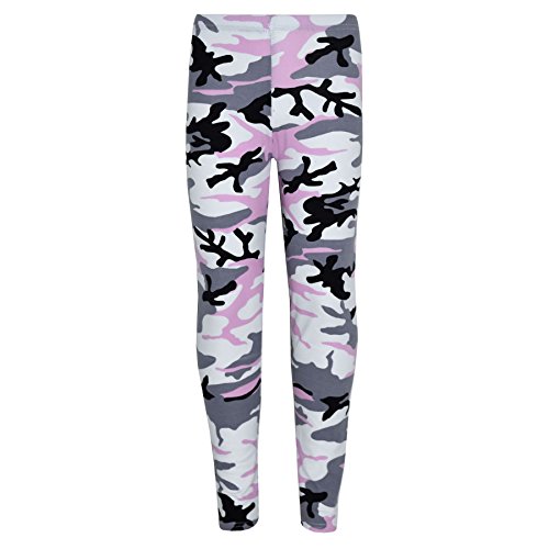 A2Z 4 Kids Kinder Mädchen Tarnung Aufdruck - Baby Pink Camo Legging 5-6 von A2Z 4 Kids