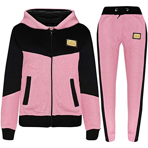 a2z 4 kids Kinder Trainingsanzug Jungen Mädchen Designer Plain Baby Rosa Drucken - T.S 602 Baby Pink_9-10 von A2Z 4 Kids