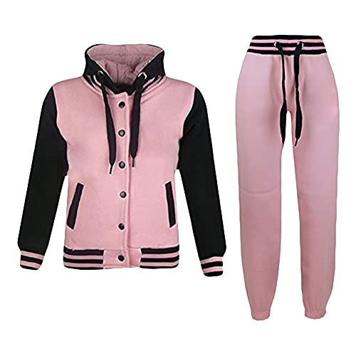 A2Z 4 Kids Kinder Trainingsanzug Mädchen Designer - T.S B.B Plain Baby Pink & Black 13 von A2Z 4 Kids