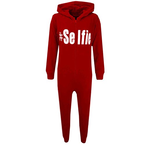 A2Z 4 Kids Kinder Unisex Mädchen Jungen Strampelanzug - Cotton Onesie #Selfie Red 13 von A2Z 4 Kids