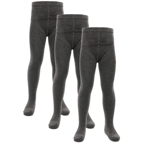 A2Z 4 Kids Mädchen Baumwolle Reich Uniform Schule Tights Pack Of 3 Warm Weich - UF Tights Grey 3 Pack 11-12 von A2Z 4 Kids