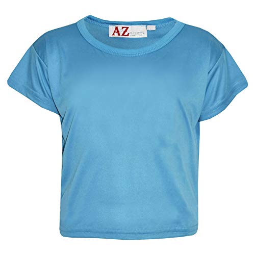 A2Z 4 Kids Mädchen Crop Top Plain T Shirt Weiche Haptik - New Crop Top Plain Turquoise 11-12 A2Z 4 Kids Mädchen Crop Top Plain T Shirt Weiche Haptik - New Crop Top Plain Turquoise 11-12 von A2Z 4 Kids