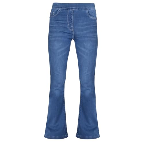 A2Z 4 Kids Mädchen Denim Jeans Komfort Strecken Jeggings Glocke Bottom - Jeans JN36 Mid Blue._11-12. von A2Z 4 Kids