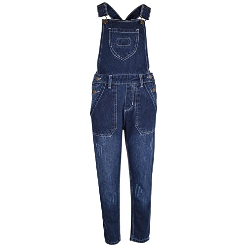 A2Z 4 Kids Mädchen Denim Latzhose Zerrissen Jeans - Dungaree D83 Dark Blue 7-8 A2Z 4 Kids Mädchen Denim Latzhose Zerrissen Jeans - Dungaree D83 Dark Blue 7-8 von A2Z 4 Kids