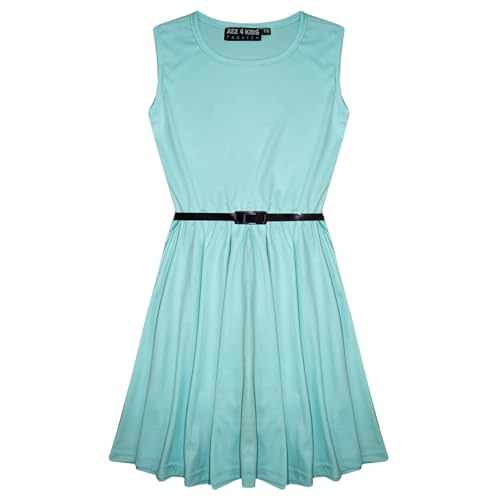 A2Z 4 Kids Mädchen Einfarbig Skater Kleid Abend - New Skater Dress Aqua 7-8 A2Z 4 Kids Mädchen Einfarbig Skater Kleid Abend - New Skater Dress Aqua 7-8 von A2Z 4 Kids