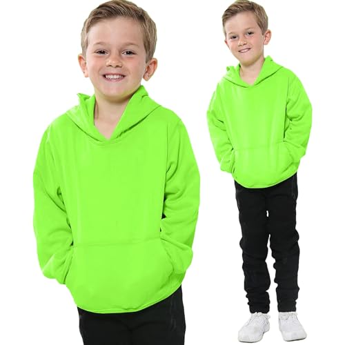 A2Z 4 Kids Mädchen Jungen Einfarbig Sweatshirt Batik - Plain Sweat Hoodie Neon Green 3-4 A2Z 4 Kids Mädchen Jungen Einfarbig Sweatshirt Batik - Plain Sweat Hoodie Neon Green 3-4 von A2Z 4 Kids