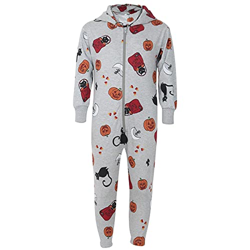 A2Z 4 Kids Mädchen Jungen Overall Halloween Baumwolle A2Z - Cotton Onesie Halloween Grey_3-4 von A2Z 4 Kids