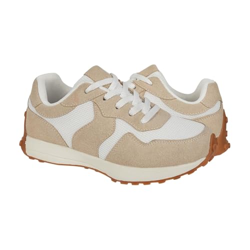 A2Z 4 Kids Mädchen Jungen Sneakers Walking Running Boots Schnürschuh Leichtathletik Sneaker Mesh Wildleder Bequem Outdoor Sport Kinder Rutschfeste PE Schulschuhe, grau, 32 EU von A2Z 4 Kids