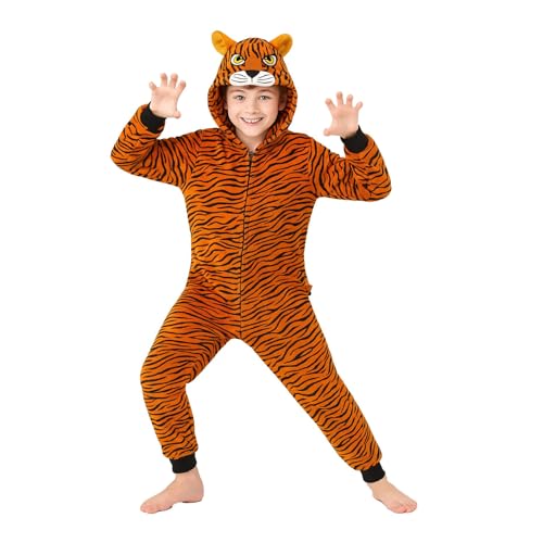 A2Z 4 Kids Mädchen Jungen Tiger Kostüm Weich - E.Soft Tiger 7-8 von A2Z 4 Kids