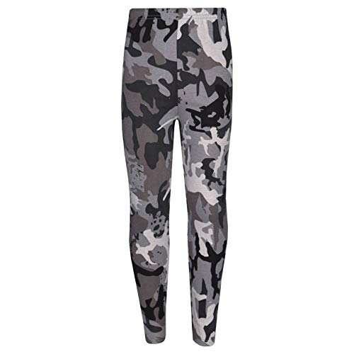 A2Z 4 Kids Mädchen Leggings Kinder Designer Camouflage Aufdruck - A2Z Camo Legging Charcoal 9-10 von A2Z 4 Kids