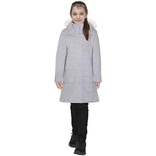 A2Z 4 Kids Mädchen Mit Kapuze Jacke Grau Faux Pelz Lange - Jacket JK27 Grey._13 von A2Z 4 Kids