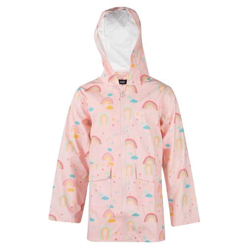 A2Z 4 Kids Mädchen Regenmantel Lange Ärmel Wind Dusche Beständig - Raincoat 629 Mädchen Regenmantel Lange Ärmel Wind Dusche Beständig - Rainbow 11-12 von A2Z 4 Kids