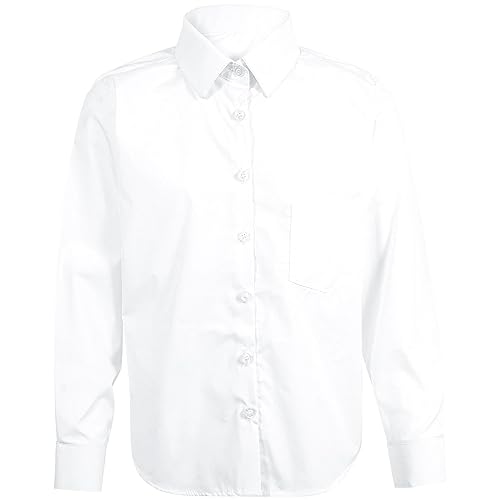 A2Z 4 Kids Mädchen Schlicht Weiß Schule Uniform Hemden - Girls UF Shirt White 9-10 A2Z 4 Kids Mädchen Schlicht Weiß Schule Uniform Hemden - Girls UF Shirt White 9-10 von A2Z 4 Kids