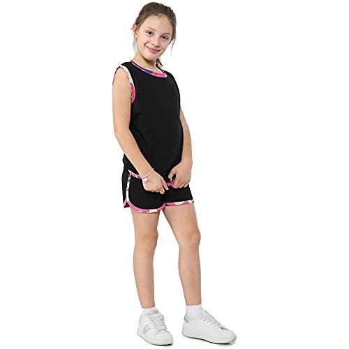A2Z 4 Kids Mädchen Shorts Set 100% Baumwolle Camouflage Tape - Shorts Set 479 Camo Baby Pink 11-12 von A2Z 4 Kids