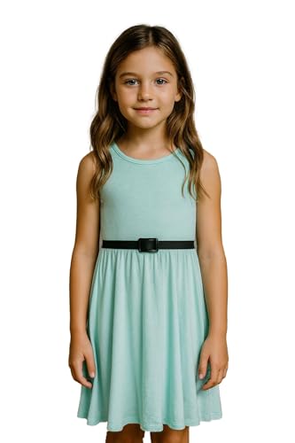 A2Z 4 Kids Mädchen Skater Kleid Kinder Party Kleider - New Skater Dress Aqua 11-12 von A2Z 4 Kids