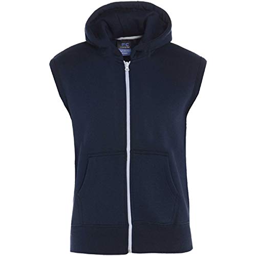 A2Z 4 Kids À capuche Gilet Veste Tissu Pas Manche Fermeture éclair - Gilet Navy 13 von A2Z 4 Kids