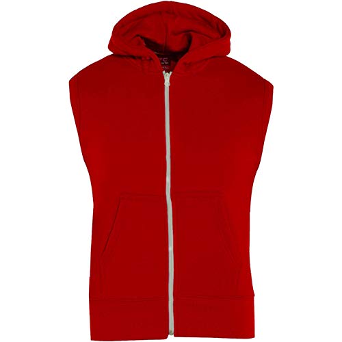 A2Z 4 Kids Mit Kapuze Gilet Jacke Stoff - Gilet Red 13 von A2Z 4 Kids