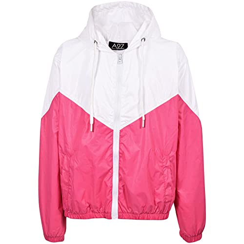 A2Z 4 Kids Motorrad Biker Windjacke Dusche Beweis - Windbreaker 578 Pink 9-10 von A2Z 4 Kids