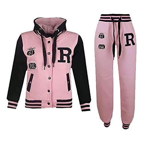 A2Z 4 Kids Unisex Mädchen Jungen Baseball Trainingsanzug R Mode Fuchs - T.S Baseball FOX Baby Pink 13 von A2Z 4 Kids