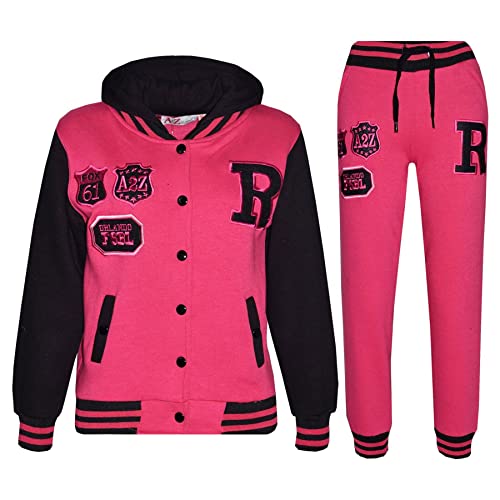 A2Z 4 Kids Unisex Mädchen Jungen Baseball Trainingsanzug R Mode Fuchs - T.S Baseball FOX Cerise 7-8 von A2Z 4 Kids