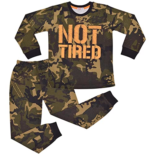 A2Z 4 Kids Unisex Pyjama Camo Grün Pyjamas 2 Stück Satz Lounge Anzug Für Kinder - PJS 170 Camo Green._13 von A2Z 4 Kids