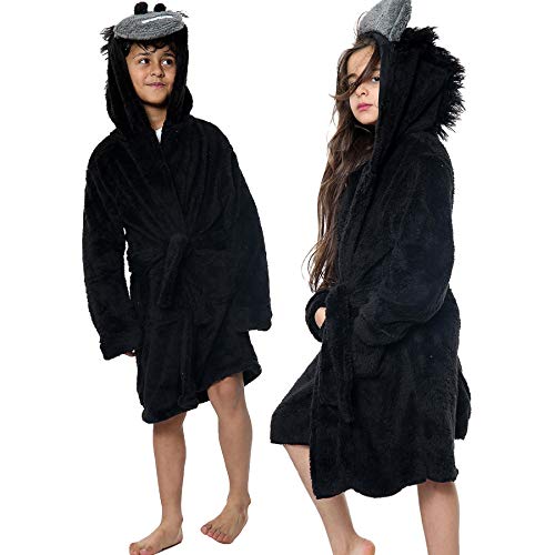 A2Z 4 Kids Unisex Super Sanft 3D Tier Detail Bademantel Dressing Kleid - Bathrobe Gorilla 11-12 von A2Z 4 Kids