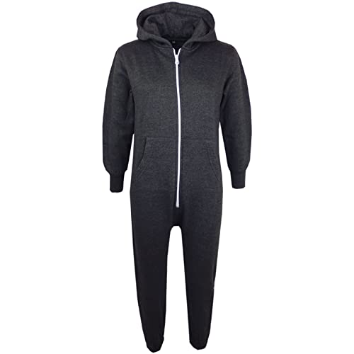 A2Z 4 Kinder® Kinder Vlies Strampelanzug Mädchen Jungen Dunkelgrau Designer - Fleece Onesie A2Z Camo Charcoal._11-1 von A2Z 4 Kids