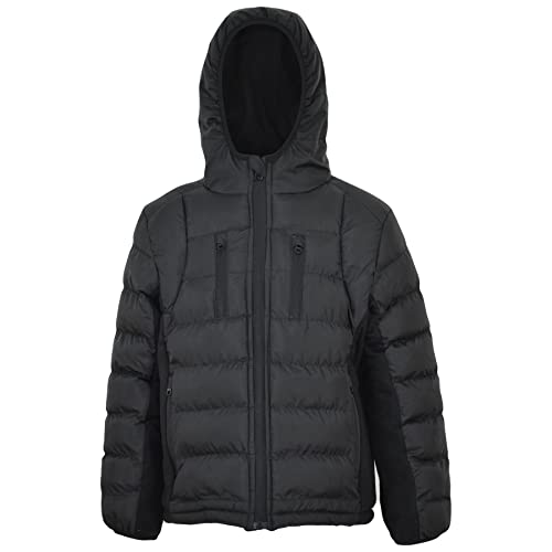 A2Z Kids Jungs Mode Gepolstert Beiläufig Schule Jacke - Jacket JK30 Black 11-12 von A2Z 4 Kids