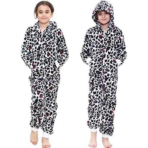 A2Z Kids Leopard Druck Strampelanzug - E.Soft 154 White 11-12 von A2Z 4 Kids