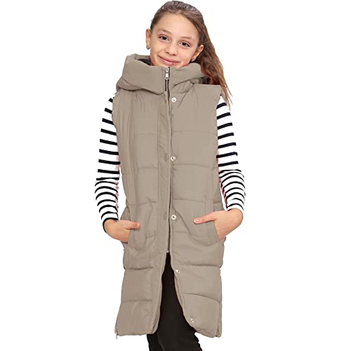 A2Z Kids Mädchen Runter Weste Mode Übergroß Mit Kapuze Gesteppt - Gilet 934 Stone 13 A2Z Kids Mädchen Runter Weste Mode Übergroß Mit Kapuze Gesteppt - Gilet 934 Stone 13 von A2Z 4 Kids