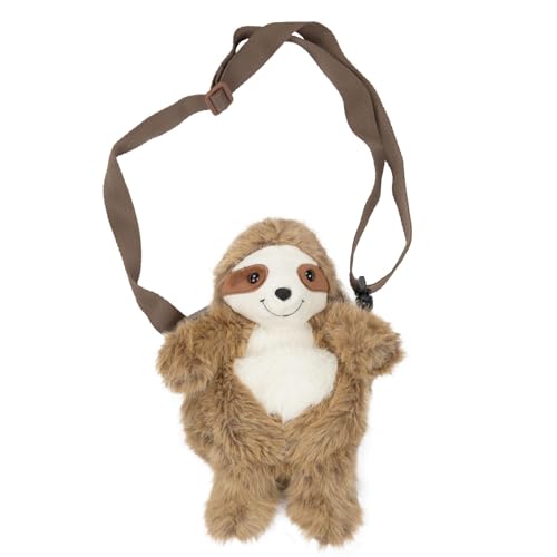A2Z Umhängetasche für Mädchen, Teenager, Damen, blockierend, Handy, Geldbörse, flauschig, Plüsch, 3D-Tierfaultier, gefüllte Umhängetasche, kleine süße Kuriertasche, Faultier, Handytasche A2Z Umhängetasche für Mädchen, Teenager, Damen, blockierend, Handy, Geldbörse, flauschig, Plüsch, 3D-Tierfaultier, gefüllte Umhängetasche, kleine süße Kuriertasche, Faultier, Handytasche von A2Z