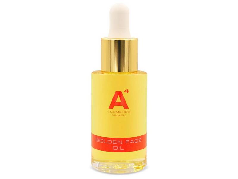 A4 Cosmetics Gesichtsöl Golden Face Oil, Intensive Anti-Aging-Pflege – 100% reine Pflanzenö von A4 Cosmetics