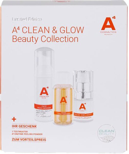 Aktion - A4 Cosmetics A4 Clean & Glow Set von A4 Cosmetics