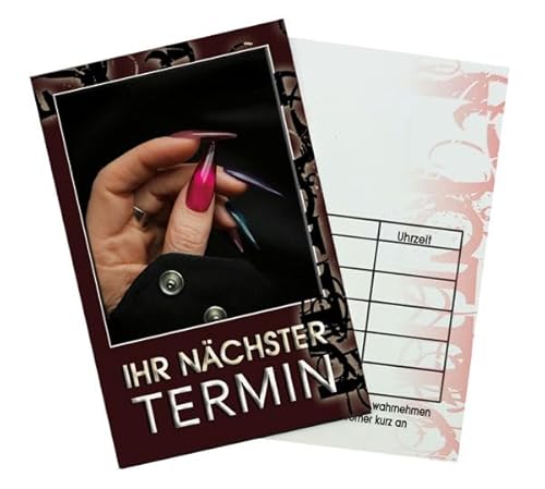 50 Stück Terminkarten für Nagelstudios, Beautysalon (Terminkarten Magic (deutsch)) von A4N AKTIVE4NAILS