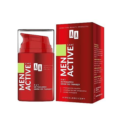 AA Men Active Care 3in1 Ultraleicht Gesichtscreme 50ml von AA