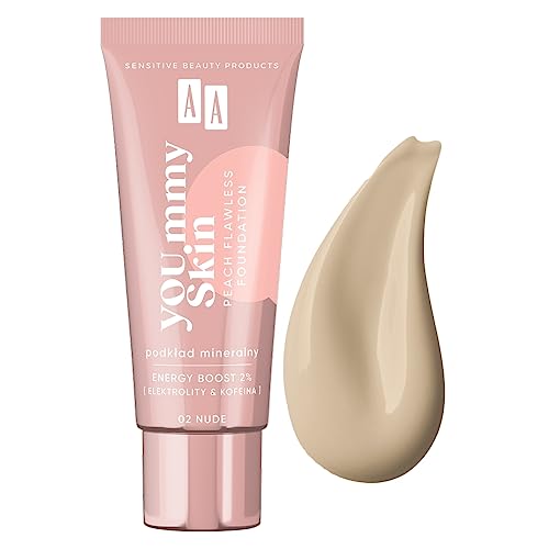 AA YOU.mmy Skin Peach Flawless Foundation Mineralgrundierung 02 Nude 30ml AA YOU.mmy Skin Peach Flawless Foundation Mineralgrundierung 02 Nude 30ml von AA