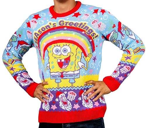 AAA Merchandise Spongebob Schwammkopf: Season's Greetings Weihnachtspullover, gemischt, XXX-Large von AAA Merchandise