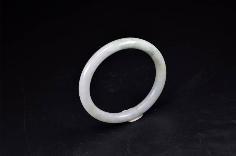 Myanmar Grüner Jade Armreif Lady Armband 56 Mm 2155 von AAAjadeshop