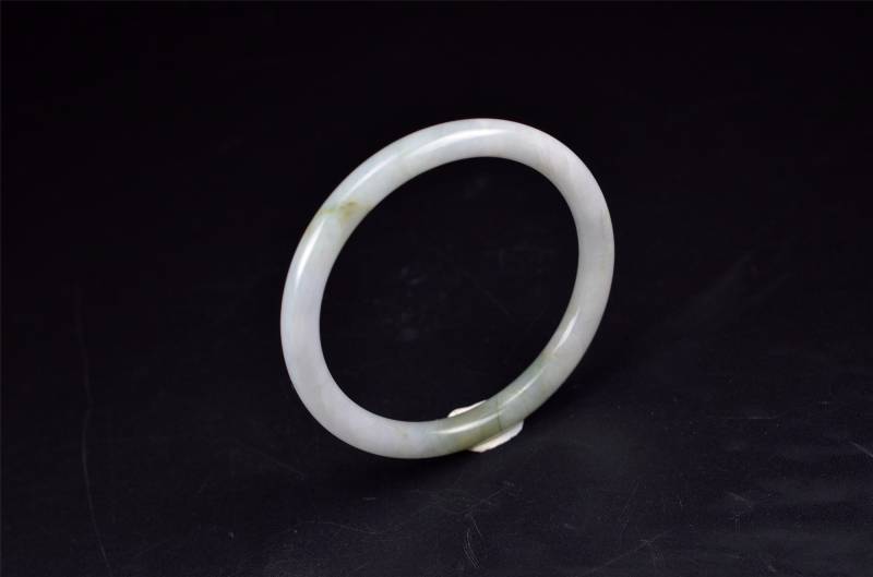 stein Jade Armreif Burma Grade A Armband 61 Mm 2154 von AAAjadeshop