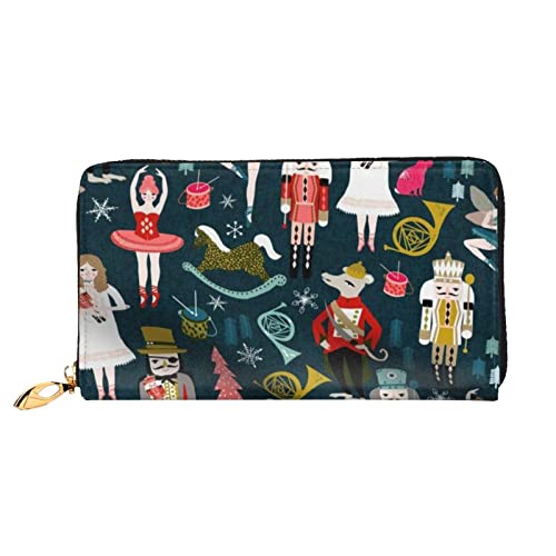AABSTBFM Gaming-Geldbörse aus bedrucktem Leder für Herren und Damen, Reißverschluss, Clutch, lange Geldbörse mit 12 Kreditkartenfächern und 3 Geldscheinfächern, Ausweisfenster, Münzfach, Geldbörse für von AABSTBFM