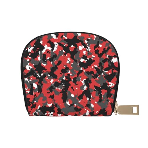 AABSTBFM Kreditkartenetui mit Libellen-Motiv, PU-Leder, Organizer-Tasche für Männer und Frauen, camouflage, Einheitsgröße von AABSTBFM