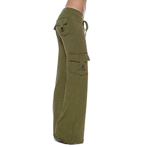 AACH Cargohose Damen Yogahose Baggy Stretch Jogginghose High Waist Sommerhose Palazzo Hose mit Multi Taschen Arbeitshose Lounge Elastische Freizeithose Einfarbig Trainingshose AACH Cargohose Damen Yogahose Baggy Stretch Jogginghose High Waist Sommerhose Palazzo Hose mit Multi Taschen Arbeitshose Lounge Elastische Freizeithose Einfarbig Trainingshose von AACH